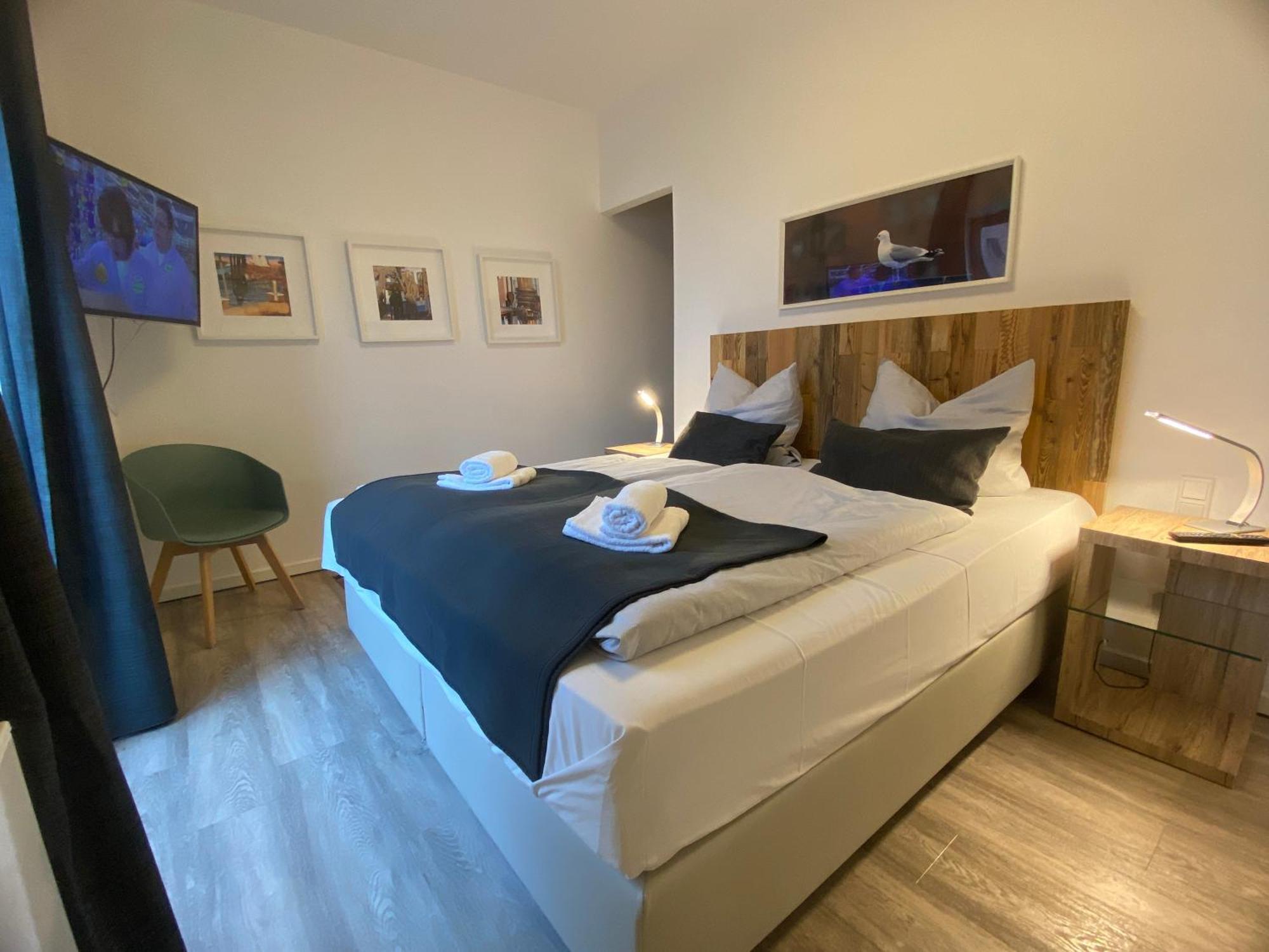 Meerblick, Balkon Und Private Sauna Im Historischen Getreidespeicher Wismar Luaran gambar